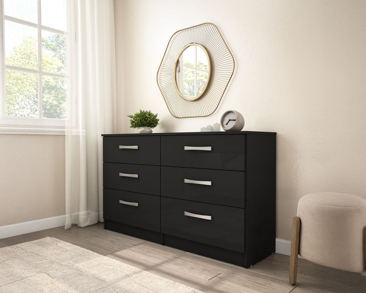Birlea Lynx 6 Drawer Chest (Self Assembly) (DHD)