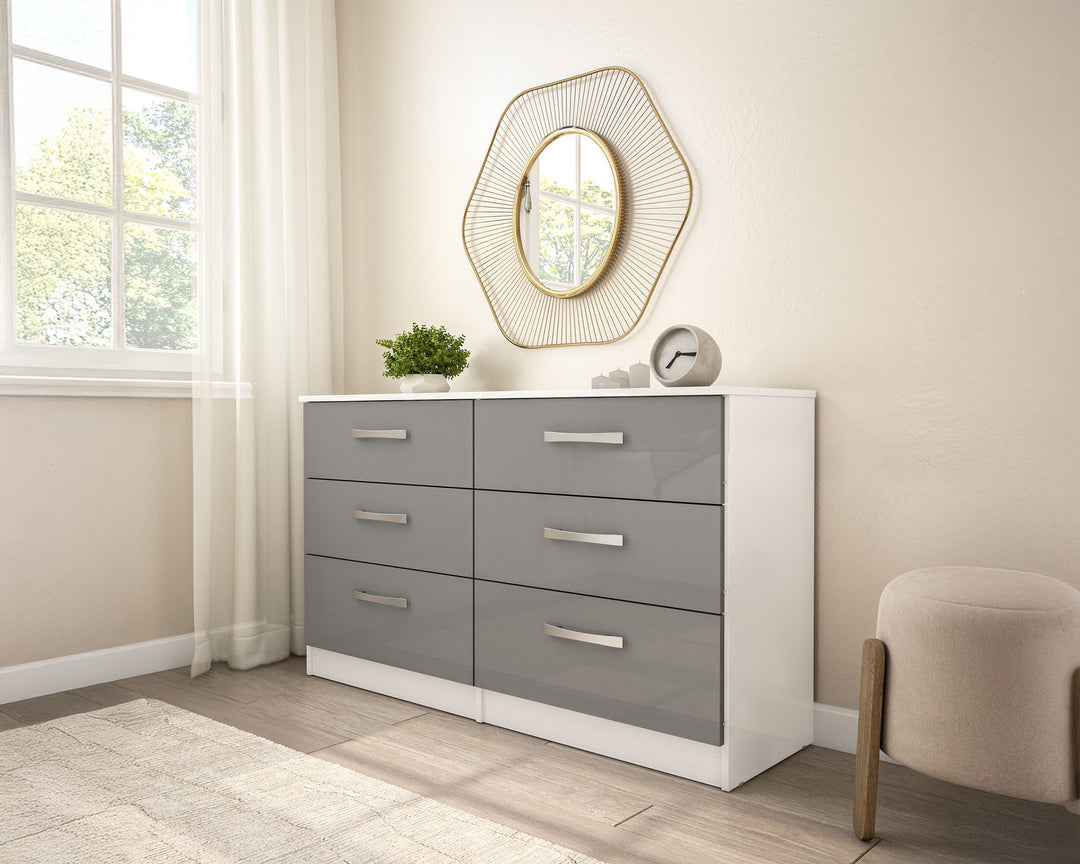 Birlea Lynx 6 Drawer Chest (Self Assembly) (DHD)