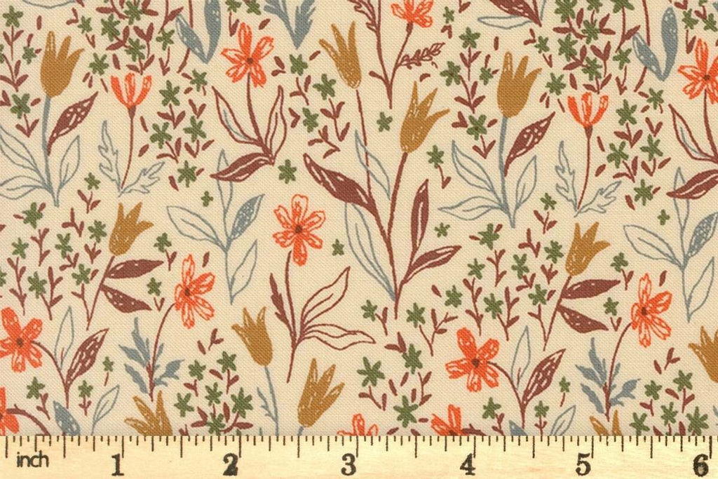 Moda Autumn Forest By Linn Warme Cream 14123-11 Fat Quarters 50x55cm