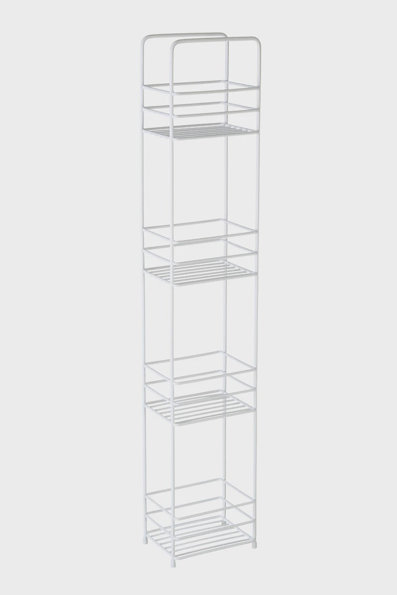 Maison by Premier Dara 4 Tier White Rectangle Storage Caddy
