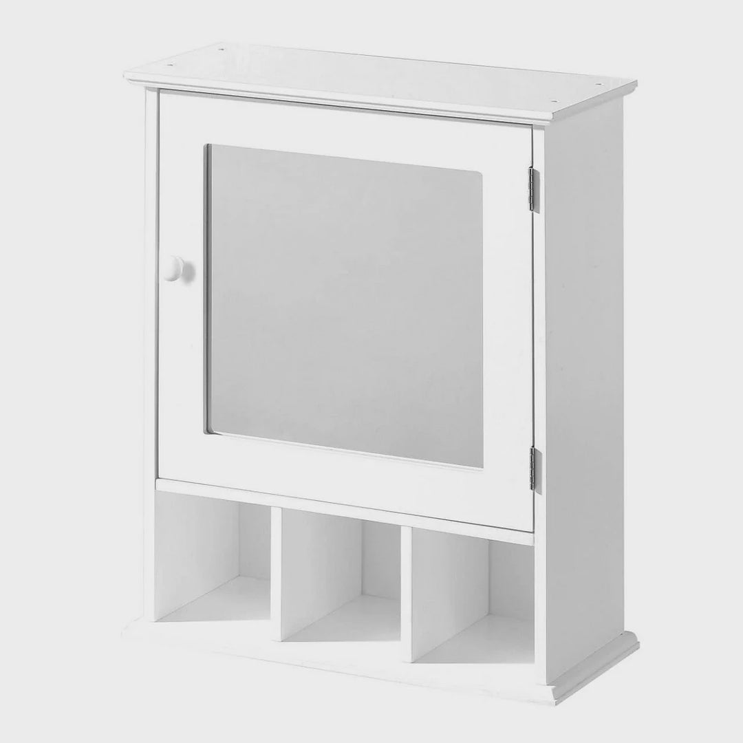 Maison by Premier Mirrored Door Bathroom Cabinet with 3 Compartments