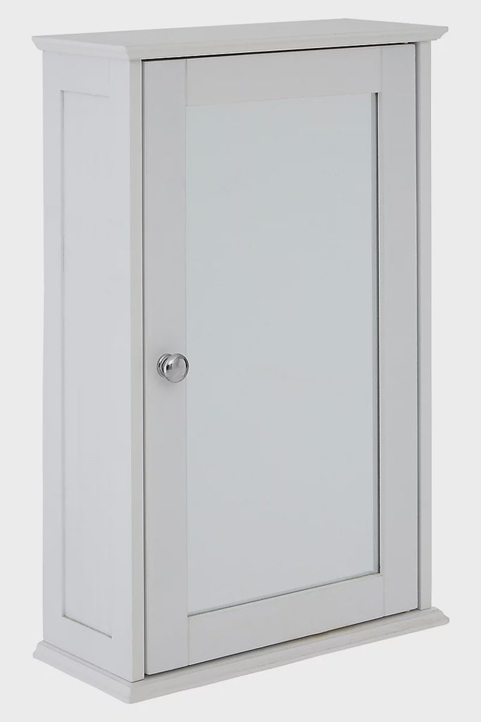 Maison by Premier Portland Mirrored Cabinet White