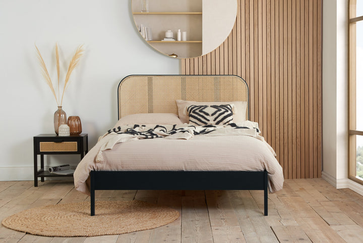 Birlea Margot Rattan Bed (Self Assembly) (DHD)