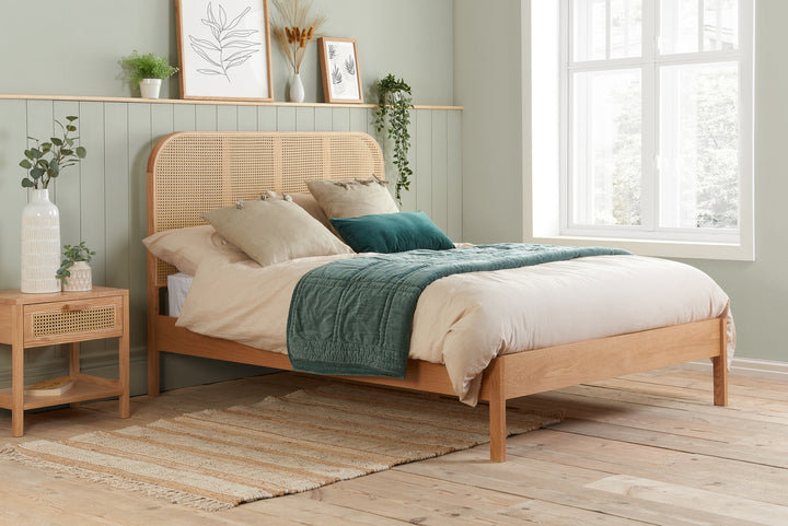 Birlea Margot Rattan Bed (Self Assembly) (DHD)