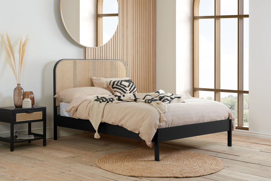 Birlea Margot Rattan Bed (Self Assembly) (DHD)
