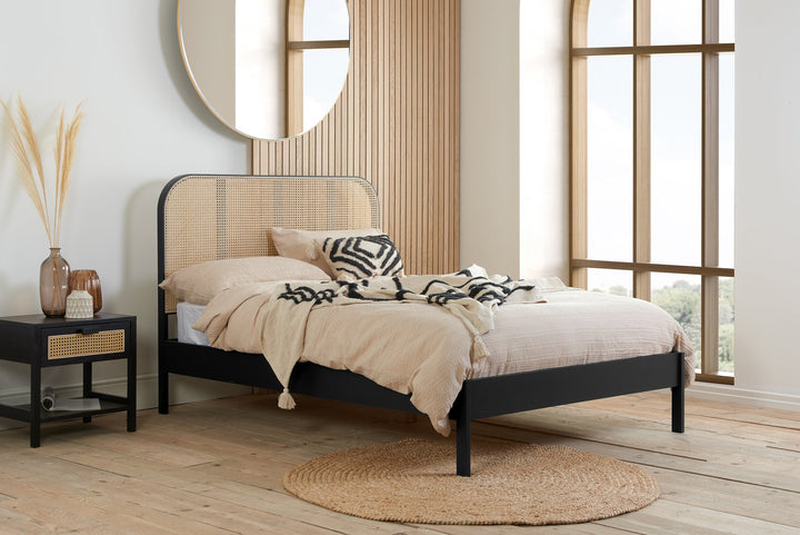 Birlea Margot Rattan Bed (Self Assembly) (DHD)