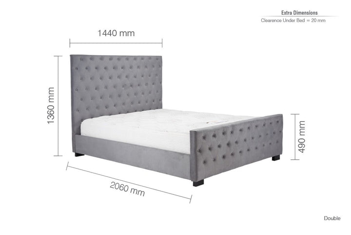 Birlea Marquis Bed (Self Assembly) (DHD)