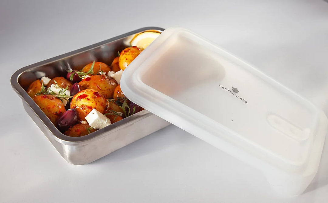 MasterClass All-in-One Dinner-For-Two-Sized Stainless Steel Dish