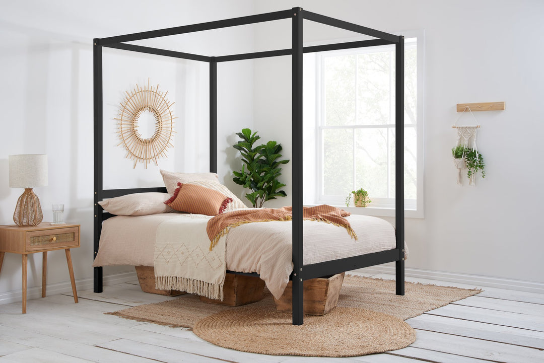 Birlea Mercia Four Poster Bed (Self Assembly) (DHD)