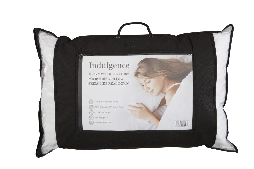 Heavy weight 1200g microfibre pillow