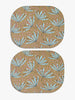 MissPrint Set of 2 Cork Placemats - Wildflowers