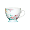 KitchenCraft China White Birds Footed Mug