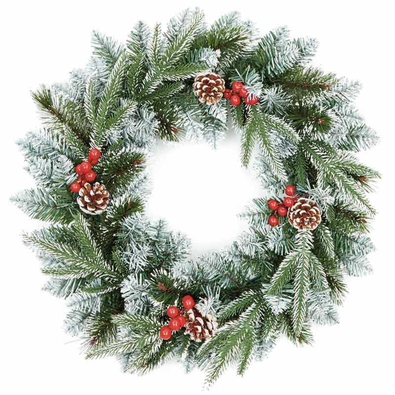 Premier 50Cm New Jersey Spruce Artificial Christmas Wreath