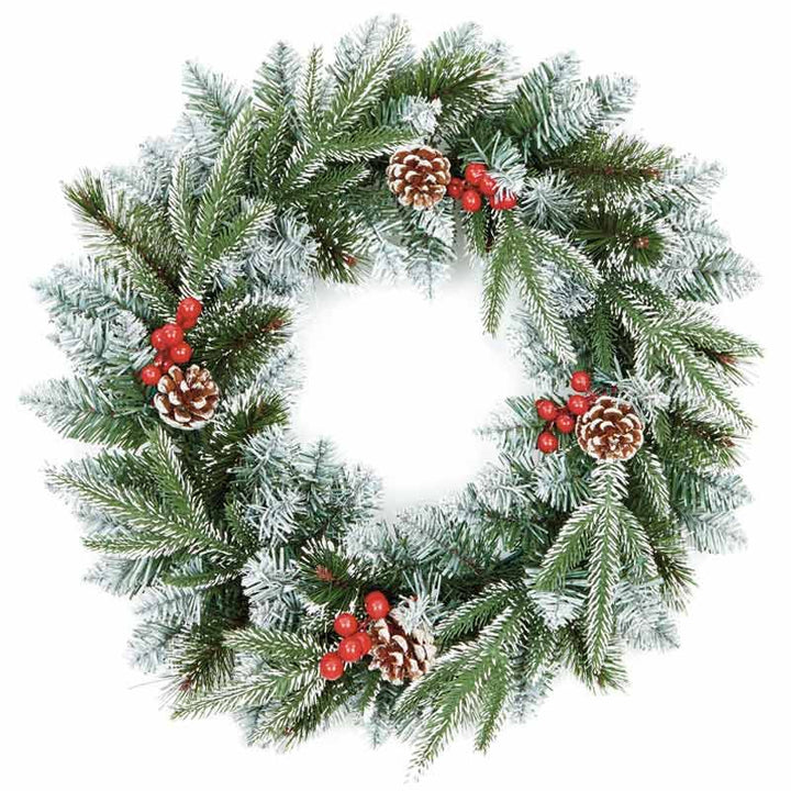 Premier 50Cm New Jersey Spruce Artificial Christmas Wreath
