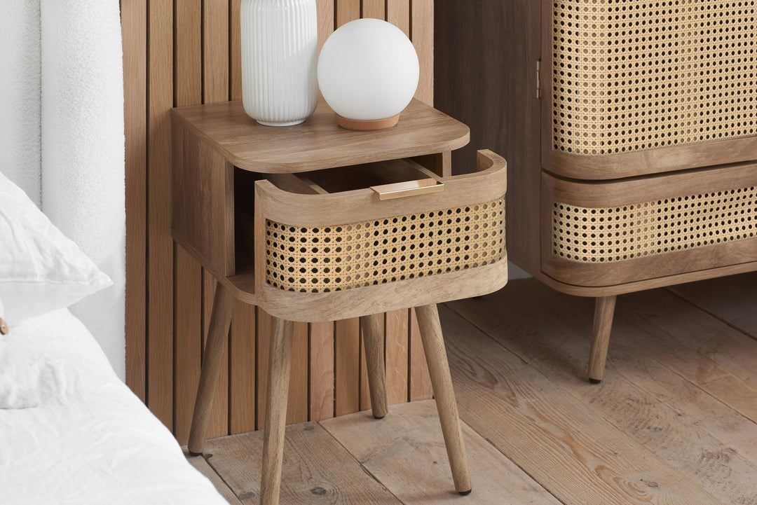 Birlea Noah 1 Drawer Bedside (Self Assembly) (DHD)