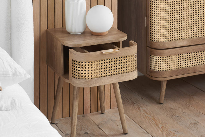 Birlea Noah 1 Drawer Bedside (Self Assembly) (DHD)
