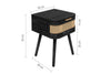 Birlea Noah 1 Drawer Bedside (Self Assembly) (DHD)