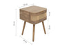 Birlea Noah 1 Drawer Bedside (Self Assembly) (DHD)