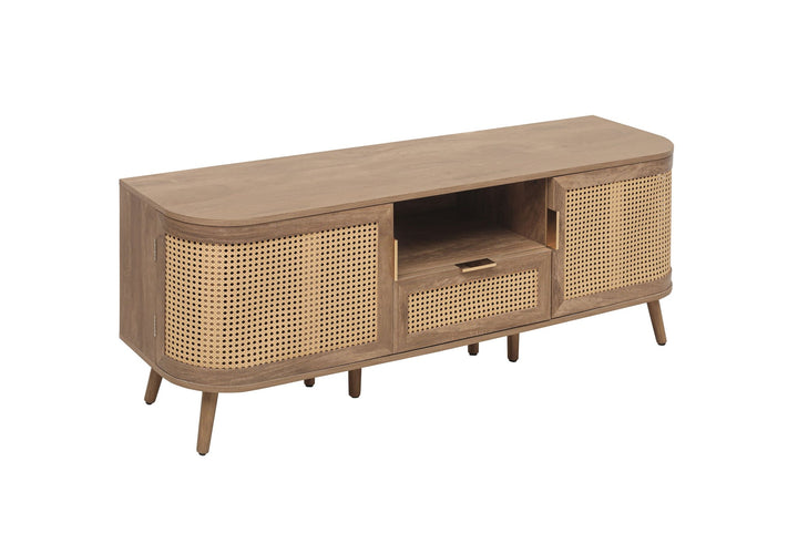 Birlea Noah 2 Door 1 Drawer TV Unit (Self Assembly) (DHD)
