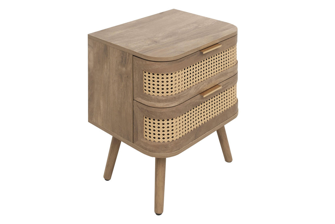 Birlea Noah 2 Drawer Bedside (Self Assembly) (DHD)