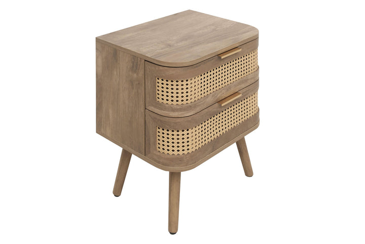 Birlea Noah 2 Drawer Bedside (Self Assembly) (DHD)