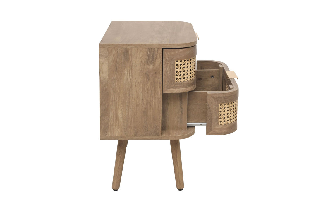 Birlea Noah 2 Drawer Bedside (Self Assembly) (DHD)