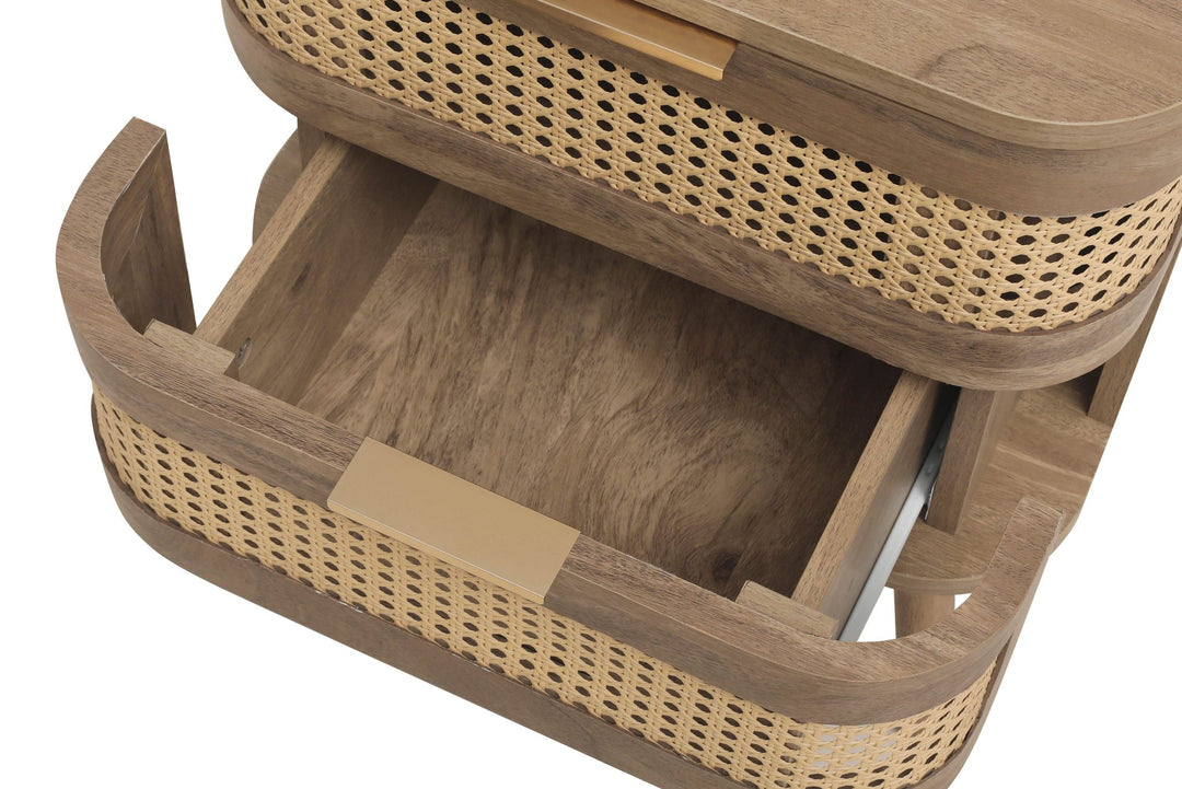 Birlea Noah 2 Drawer Bedside (Self Assembly) (DHD)