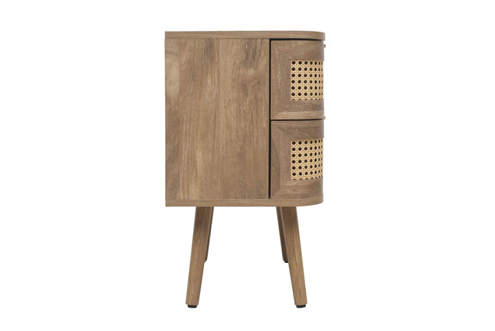 Birlea Noah 2 Drawer Bedside (Self Assembly) (DHD)