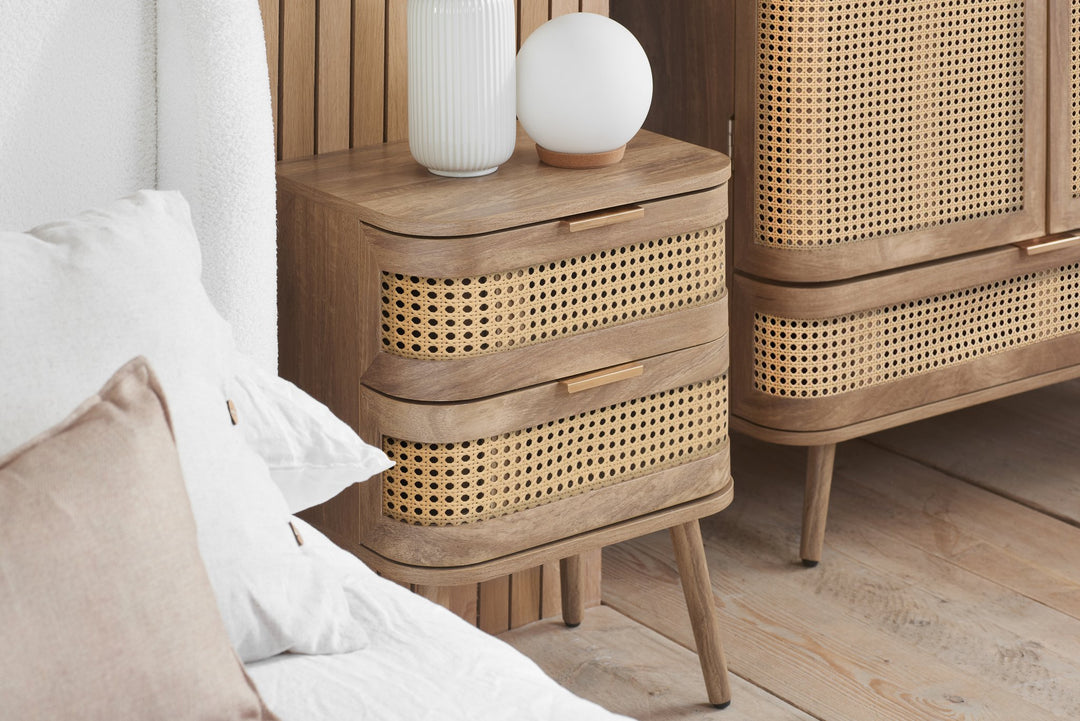 Birlea Noah 2 Drawer Bedside (Self Assembly) (DHD)