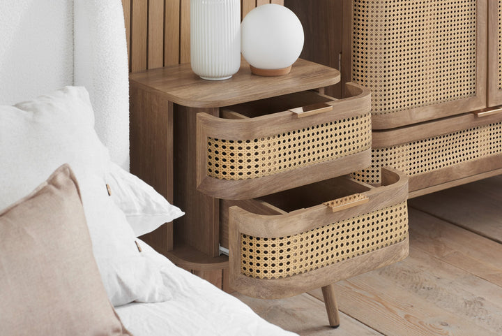 Birlea Noah 2 Drawer Bedside (Self Assembly) (DHD)