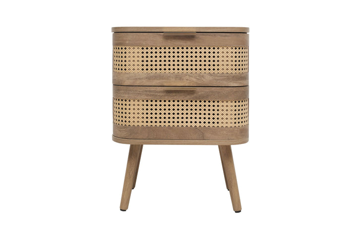 Birlea Noah 2 Drawer Bedside (Self Assembly) (DHD)