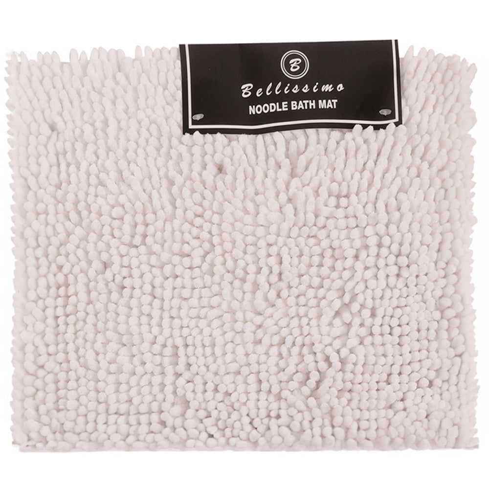 Bellissimo Noodle Bath Mat White