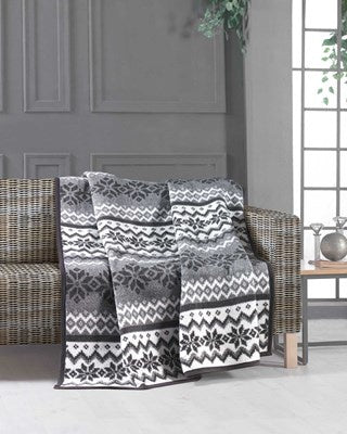 Nordic Design Luxury Reversible Blanket Throw