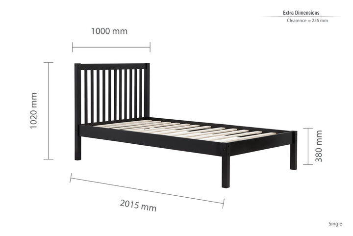 Birlea Nova Bed (Self Assembly) (DHD)