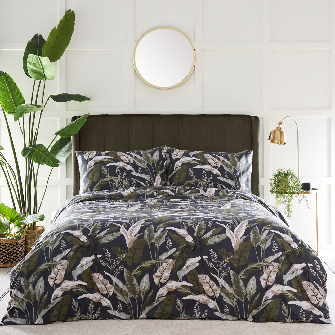 Olive Botanicals Duvet Cover Set Double