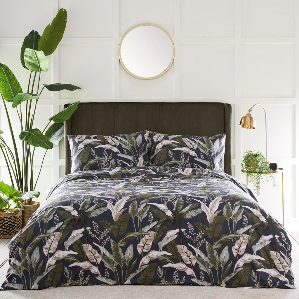 Olive Botanicals Duvet Cover Set Single