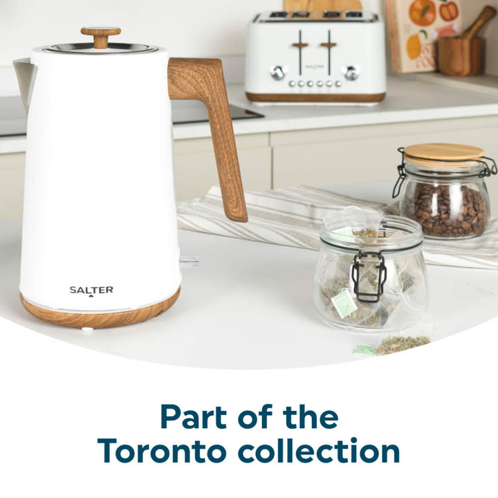 Salter Toronto 1.7L Rapid Boil Kettle White