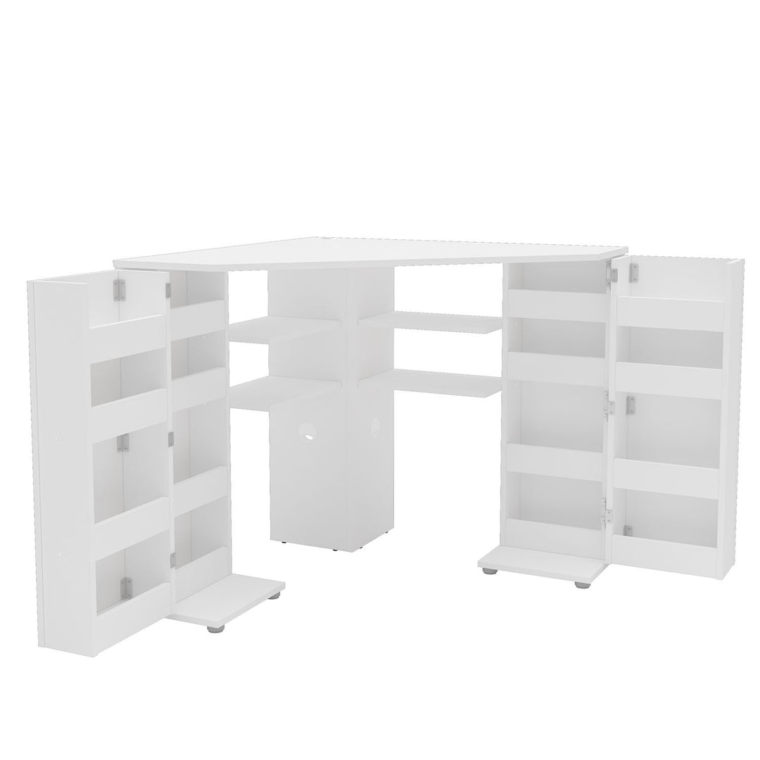 Birlea Olivia Corner Dressing Table With Storage (Self Assembly) (DHD)