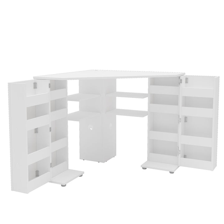 Birlea Olivia Corner Dressing Table With Storage (Self Assembly) (DHD)