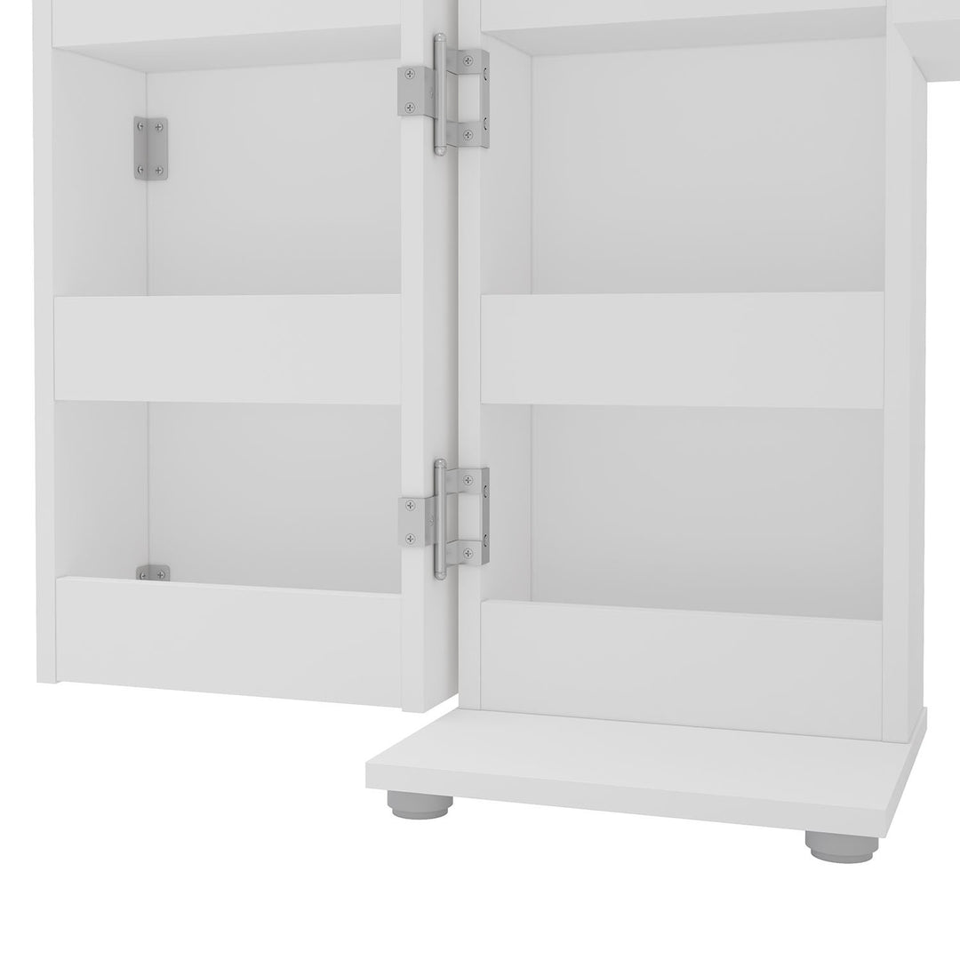 Birlea Olivia Corner Dressing Table With Storage (Self Assembly) (DHD)