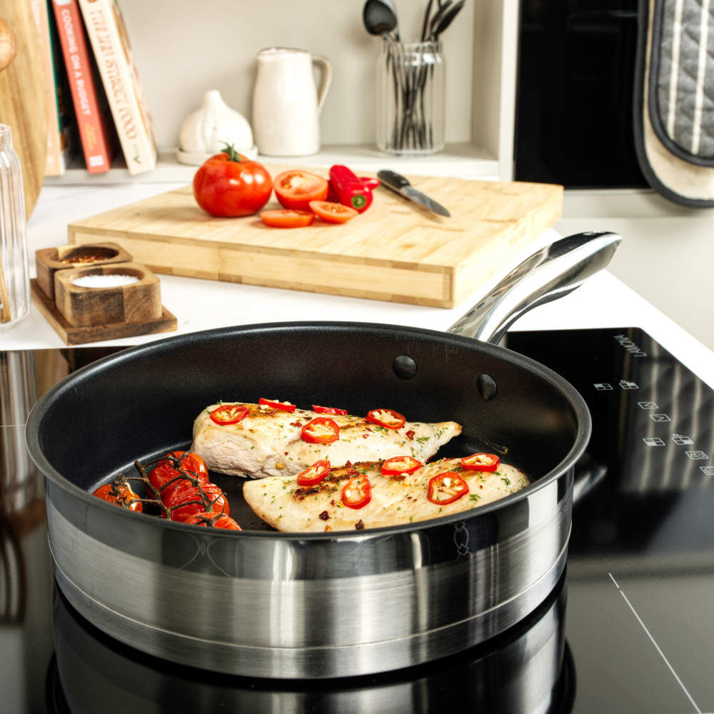 Salter Timeless Collection Stainless Steel 5 Piece Pan Set