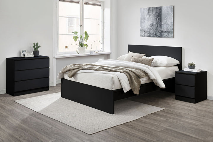 Birlea Oslo 2 Drawer Bedside (Self Assembly) (DHD)