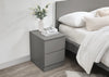 Birlea Oslo 2 Drawer Bedside (Self Assembly) (DHD)