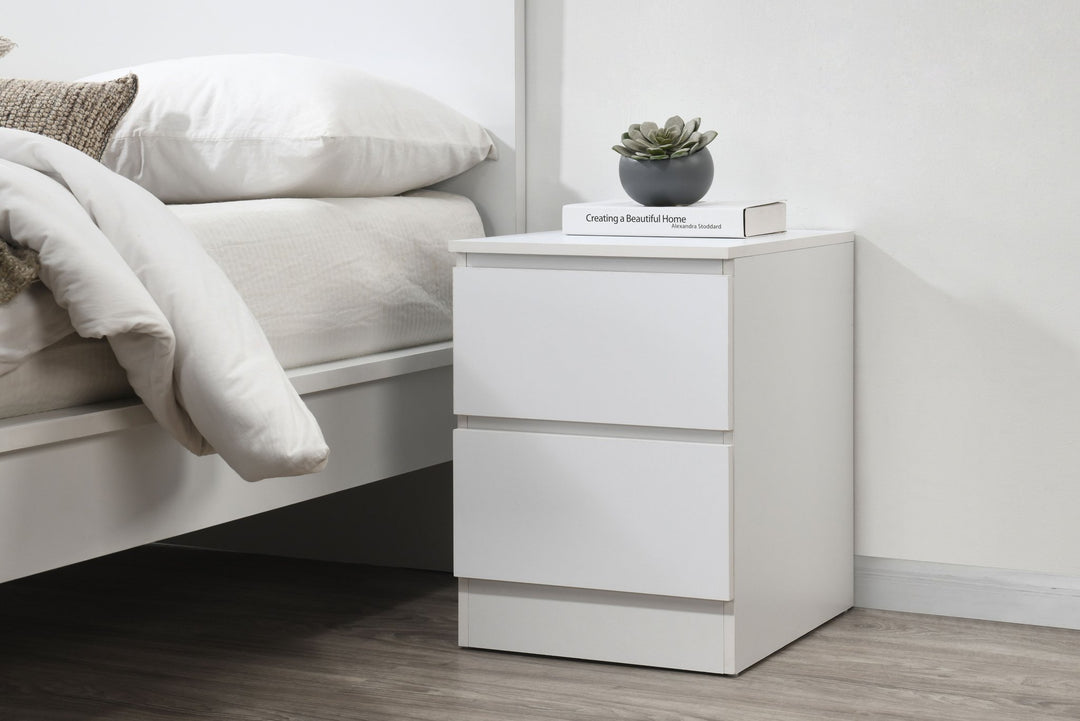 Birlea Oslo 2 Drawer Bedside (Self Assembly) (DHD)