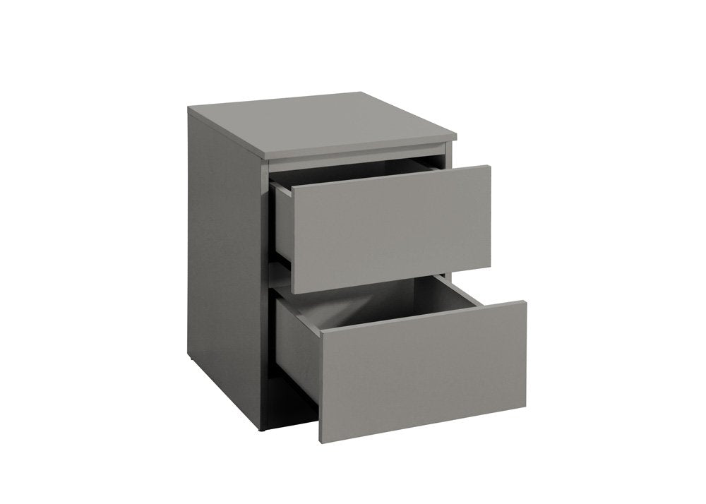 Birlea Oslo 2 Drawer Bedside (Self Assembly) (DHD)