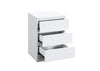 Birlea Oslo 3 Drawer Bedside (Self Assembly) (DHD)