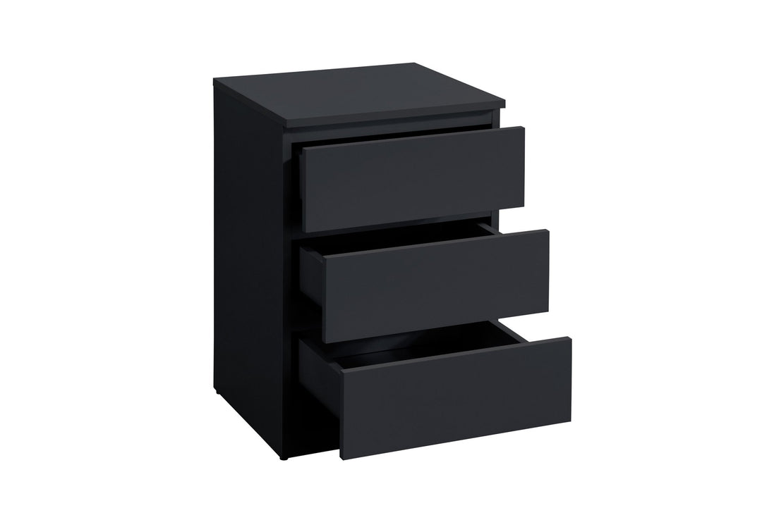 Birlea Oslo 3 Drawer Bedside (Self Assembly) (DHD)
