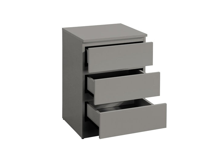 Birlea Oslo 3 Drawer Bedside (Self Assembly) (DHD)