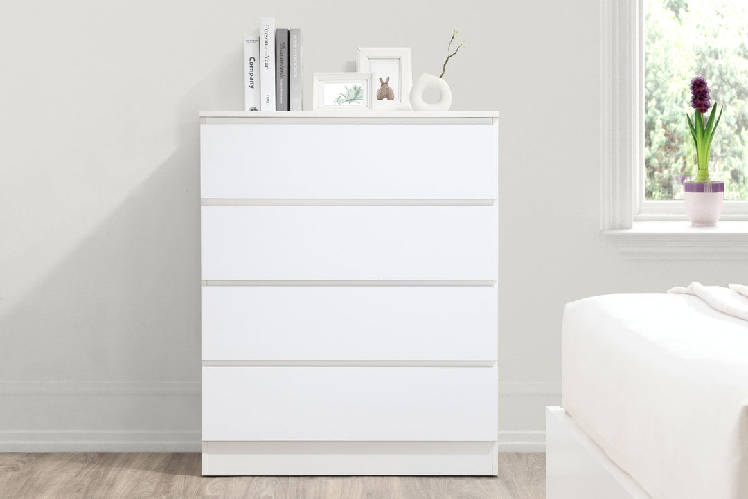 Birlea Oslo 4 Drawer Chest (Self Assembly) (DHD)