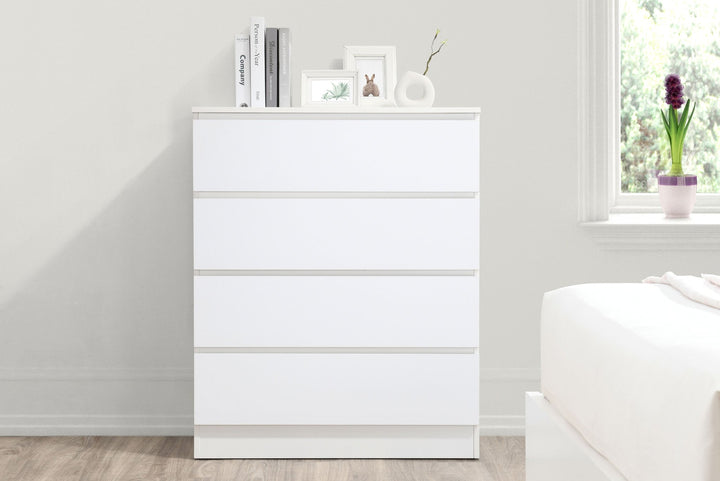 Birlea Oslo 4 Drawer Chest (Self Assembly) (DHD)